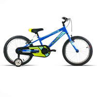 BICICLETA 18" JLWENTY NIÑO AZUL/NEGRO