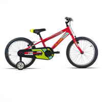 BICICLETA 18" JLWENTY NIÑO ROJO/NEGRO