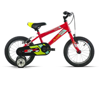 BICICLETA 14" NIÑO ROJO/NEGRO 