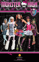 DISFRAZ PARA NIÑO ROCHELLE GOYLE MONSTER HIGH TALLA LARGE 12-14 - HALLOWEEN