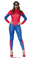 DISFRAZ ADULTO SUPERHEROINA TALLA M 38-40