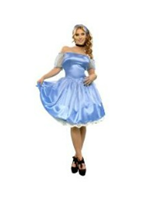 DISFRAZ ADULTO PRINCESA AZUL T UNICA M/L