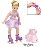 MUÑECA JOLINA BAILARINA PATINADORA 34 CMS.