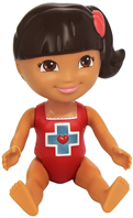 MUÑECA DORA DE BAÑO 23 CM 2 MODELOS SURT