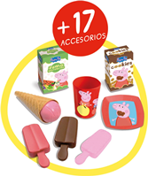 BOLSO MENAJE DE PEPPA PIG CON VARIOS DULCES Y HELADOS