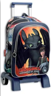 MOCHILA CARRO DRAGONS 43X30X14 MOCHILA CARRO DESMONTABLE DRAGONS DEFENDERS