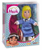 MUÑECA HEIDI 17 CMS, CLARA CON ACCESORIOS