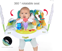 LazyChild-silla que rebota para bebé, columpio que rebota, marco de Fitness para bebé, mejora la fuerza de las piernas,