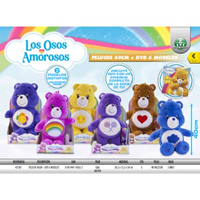 PELUCHE OSOS AMOROSOS 40 CM  CON DVD SURTIDOS
