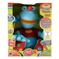 MUÑECO CHEEKY CHEEKS KARAOKE CON MICRO 10 CANCIONES MOVIMIENTO