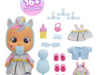 El Armario De Jenna Bebés Llorones ¡Vístela Con Ropa De Verdad! Incluye 15 Accesorios