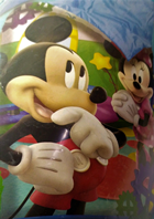 SACO DE DORMIR MICKEY CLUB HOUSE 145 X 76 CM. C/ BOLSA TRANSPARENTE oferta