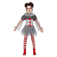 DISFRAZ BAD CLOWN GIRL T- 3/4 AÑOS 