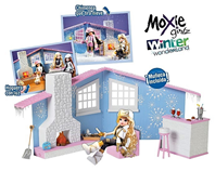 MUÑECA MOXIE DIA DE NIEVE CON CABAÑA