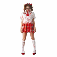 DISFRAZ COLEGIALA ZOMBIE ADULTO T- S