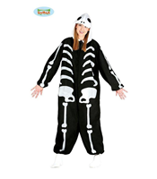 DISFRAZ ESQUELETO PIJAMA ADULTO T- M