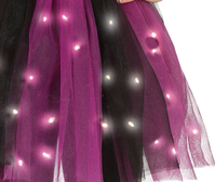 DISFRAZ BRUJA CON LED INFANTIL T- 3/4 AÑOS
