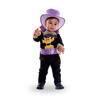 DISFRAZ VAMPIRO MORADO INFANTIL T- 7/12 MESES