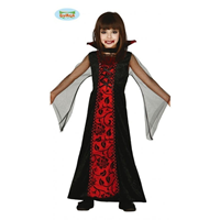 DISFRAZ CONDESA VAMPIRA INFANTIL T- 10/12 AÑOS