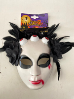 CARETA BLANCA CON OJOS