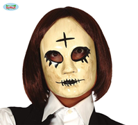 MASCARA MUJER CON CRUZ