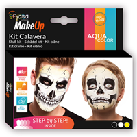 KIT MAQUILLAJE CALAVERA
