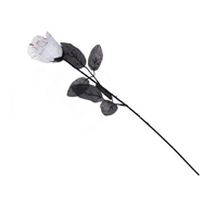 ROSA BLANCA CON CABEZA 