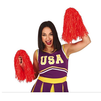 POMPONES EN ROJO DE 80 GRAMOS 