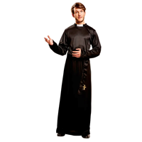 DISFRAZ ADULTO CURA T- UNICA