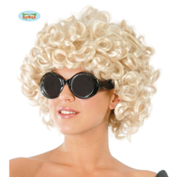 PELUCA RUBIA RIZOS GLAMOUR