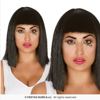 PELUCA EGIPCIA NEGRA