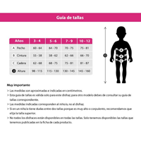 DISFRAZ PASTORA INFANTIL T- 3/4 AÑOS 