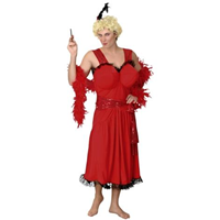 DISFRAZ MUJER CABARETERA T UNICA