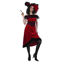 DISFRAZ DE CABARETERA ADULTO
