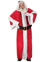 TRAJE PAPA NOEL LARGO LUJO T.52
