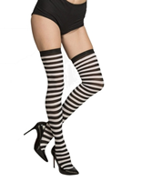 MEDIAS RAYAS BLANCA Y NEGRAS 