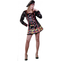 DISFRAZ ADULTO LADY CARAMELOS T UNICA