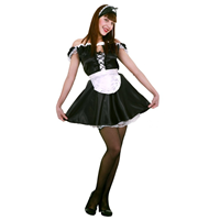 DISFRAZ ADULTO SIRVIENTA FRANCESA T UNICA 