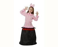 DISFRAZ DE CONEJITA EN CHISTERA  5-6 AÑOS 