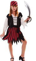 DISFRAZ PIRATA NIÑA 3-4AÑOS 