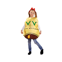 DISFRAZ INFANTIL NIÑA CAMPANA DE NAVIDAD T 7-9 AÑOS