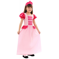 DISFRAZ INFANTIL PRINCESA ROSA 7-9 AÑOS