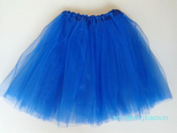 FALDAS TUTU CON DIBUJO DE PURPURINA DE 40 CTM AZUL ELECTRICO