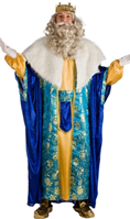 TRAJE REY MAGO MELCHOR AZULON ADULTO
