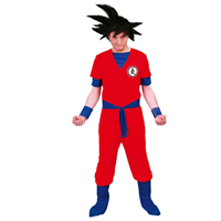 DISFRAZ ADULTO LUCHADOR ROJO GUERRERO T UNICA 