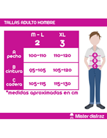 DISFRAZ ADULTO MARINERO T -3 XL