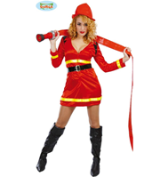 DISFRAZ ADULTO BOMBERA T UNICA 