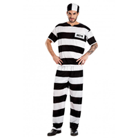 DISFRAZ ADULTO PRESO T M/L