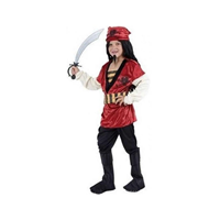 DISFRAZ PIRATA ROJO NIÑO 4-6