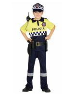 DISFRAZ INFANTIL DE POLICIA T 5-6 AÑOS 